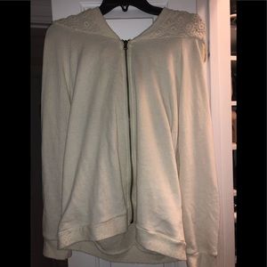 Vintage Havana elbowed patched sweatshirt